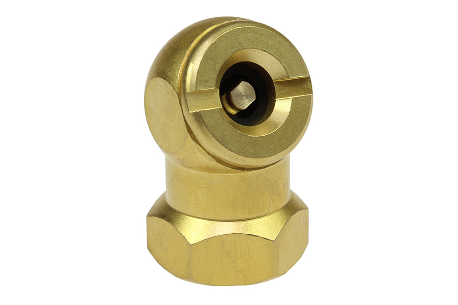 Brass Closed Check Ball Chuck, 1/4