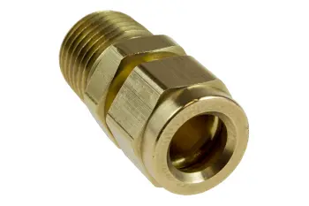 Nylon Coil Rigid Male, 3/16" ID x 1/4" MPT
