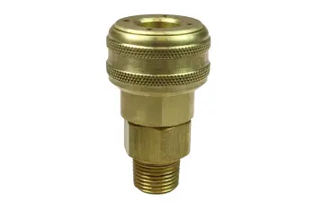 1/4" Automatic Industrial Coupler, 1/4" MPT