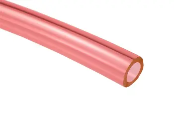 Polyurethane Tubing, 1/4 od X .160 id x 100', Transparent Red