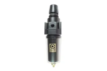27 Series 3/4" Integral Filter/Regulator, Gauge, Auto Drain, Metal Bowl with Sight Glass, 5µ Element