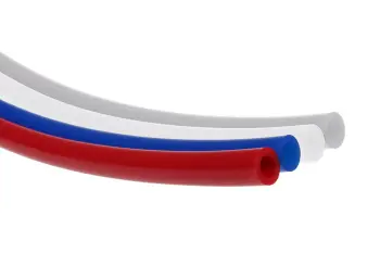 Bonded Polyurethane Tubing, 3/8 od x 1/4 id x 50', Red, Blue, White, Clear
