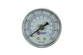 1 1/2" Dial Gauge 0-60 psi, 1/8" Back Mount