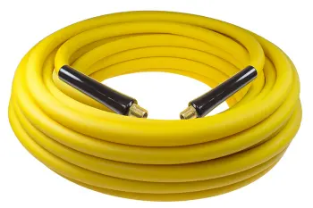 Yellow Belly PVC Hybrid Hose, 1/4 ID x 25', 1/4" MPT