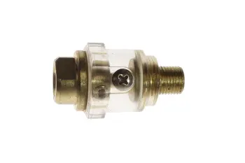 1/4" NPT In-Line Lubricator (Zinc and Polycarbonate Body), Display