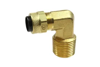Poly-Tube Male Elbow, 1/4" OD x 3/8" MPT