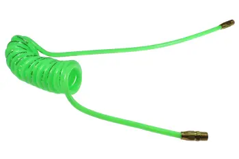 Flexcoil, 3/8" x 50', 1/4" NPT Reusable Rigid Fittings, Green