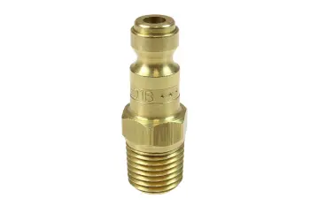 1/4" Automotive Connector, 1/4" MPT (Brass)