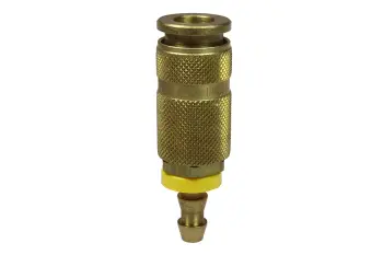 1/4" Automatic 6 Ball ARO Coupler, 3/8" ID Lock-On