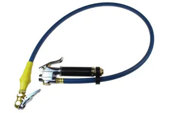 Inflator Gauge, 10-120 psi, 36" hose, Lock-On Chuck