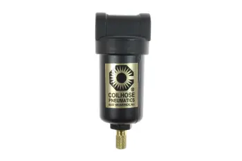 1/4" Miniature Coalescing Filter, Metal Bowl