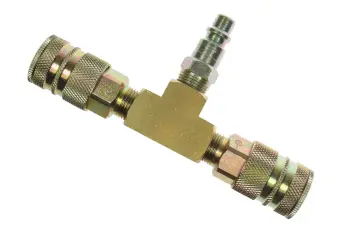 Tee Manifold Assembly, 3/8" Industrial Interchange