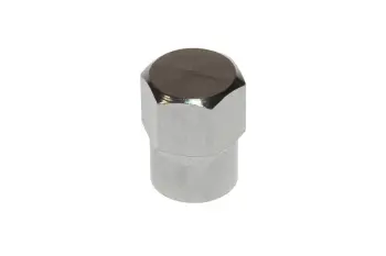Custom Hex Chrome Valve Caps