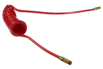 Flexcoil, 3/16" x 25', 1/4" NPT Reusable Swivel Fittings, Red