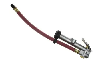 Inflator Gauge, 10-120 psi, 12" Hose, Straight Push On Chuck