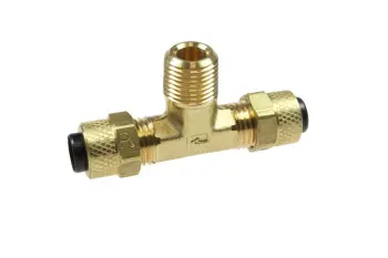 Poly-Tube Male Branch Tee, 1/4" OD x 1/8" MPT