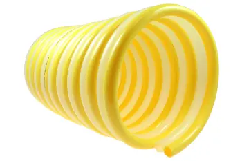 Twin Bonded Nylon Coil, 1/8" x 1/8" x 50', No Fittings, Yellow & Natural