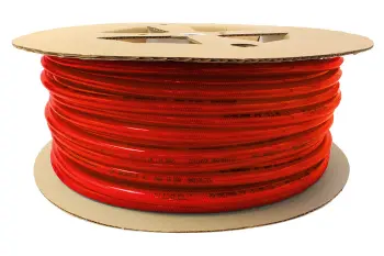Flexeel Hose, 3/8" x 1000', Without Fittings, Transparent Red