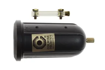 1/4" & 3/8" Filter Metal Bowl w/ Drain Cock