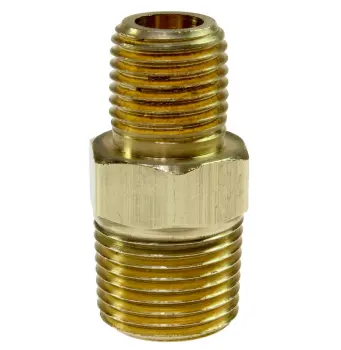 Hex Nipple, 1/8" MPT x 1/8" MPT