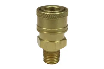 1/2" Straight Through Coupler, 1/2" MPT